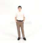 American diorama Figures Man The Dealership - Customer I 1:18 Hnědá Bílá