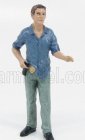 American diorama Figures Poliziotto - Detective Iv 1:24 Zelená Modrá