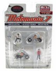 American diorama Figures Set 2x Figure With 2x Motorcycle 1:64 Různé
