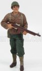 American diorama Figures Soldato Americano Con Fucile - Usa Soldier Ii With Rifle Gun 1:18 Zelená Hnědá