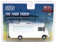 American diorama Truck The Van Plain Food Truck 2016 1:64 Bílá