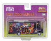 American diorama Truck The Van Taco Food Truck 2016 1:64 Black