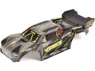 Arrma karosérie bezsponková Vorteks 2WD 1:10 žlutá/černá