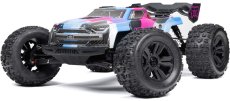 RC auto Arrma Kraton 6S V6 BLX 1:8 4WD RTR, modrá/růžová