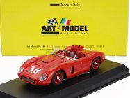 Art-model Ferrari 500tr Spider S/n.0640 N 38 2nd Circuito Del Posillipo Napoli Gp 1957 Renato Boffa 1:43 Red