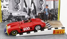 Art-model Ferrari Diorama - 290mm Spider S/n0626 N 600 Mille Miglia 1956 Juan Manuel Fangio 1:43 Červená Modrá Žlutá