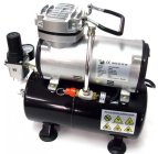 AS-186 Airbrush kompresor Fengda s regulací a vzdušníkem 3 litry