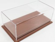 Atlantic Vetrina display box Molhouse Base In Pelle Marrone 1:24, hnědá