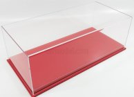 Atlantic Vetrina display box Molhouse Base In Pelle Rossa - Leather Base Red - Lungh.lenght Cm 51 X Largh.width Cm 24 X Alt.height Cm 19 (altezza Interna 15.3 Cm) 1:12 Plastový Displej