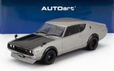 Autoart Nissan Skyline 2000 Gt-r (kpgc110) Tuned Version Coupe 1973 1:18 Stříbrná Černá