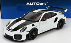 Autoart Porsche 911 991-2 Gt3 Rs Weissach Package 2019 - Black Rims 1:18 Bílá Černá