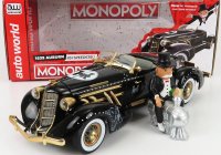 Autoworld Auburn 851 Speedster Open 1935 With Mr. Monopoly Figure 1:18 Černé Zlato