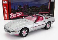 Autoworld Chevrolet Corvette Spider Open 1986 - Barbie 1:18 Silver Pink