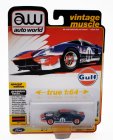 Autoworld Ford usa Gt40 N 11 Racing 1966 1:64 Modrá Oranžová