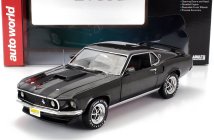 Autoworld Ford usa Mustang Boss Coupe 1969 - John Wick Movie 1:18 Hitman Grey