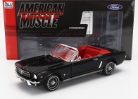Autoworld Ford usa Mustang Cabriolet 1964 1:18 Black