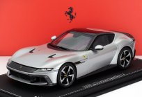 Bbr-models Ferrari 12cilindri Coupe V12 830cv 2024 - Con Vetrina - With Showcase 1:18 Argento Nurburgring - Stříbrná