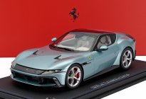 Bbr-models Ferrari 12cilindri V12 830cv Panoramic Roof 2024 - Con Vetrina - With Showcase 1:18 Celeste Trevi - Světle Modrá Met