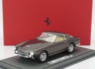 Bbr-models Ferrari 250 Gt Lusso S/n4891gt Coupe 1963 - Personal Car Steve Mcqueen - Con Vetrina - With Showcase 1:18 Brown Met
