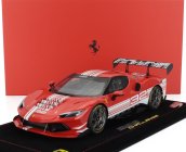 Bbr-models Ferrari 296 Gt3 3.0l Twin Turbo V6 Challenge N 32 Launch Version 2023 - Con Vetrina - With Showcase 1:18 Červená Bílá