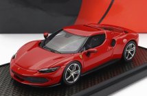 Bbr-models Ferrari 296 Gtb Hybrid 830hp V6 2021 1:43 Rosso Corsa 322 - Červená