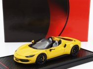 Bbr-models Ferrari 296 Gts Spider 2022 - Black Wheels 1:43 Giallo Modena - Žlutá