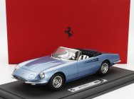 Bbr-models Ferrari 365 California S/n08347 Spider Cabriolet Geneve Motorshow 1966- Con Vetrina - With Showcase 1:18 Světle Modrá Met