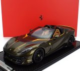 Bbr-models Ferrari 812 Competizione A Spider 2022 - Con Vetrina - With Showcase 1:12 Verde Volterra - Zelená Se Žlutou
