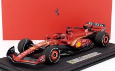 Bbr-models Ferrari F1  Sf-24 Team Scuderia Ferrari N 16 2nd Australian Gp 2024 Charles Leclerc - Con Vetrina - With Showcase 1:18 Červená Černá