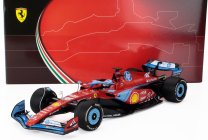 Bbr-models Ferrari F1  Sf-24 Team Scuderia Ferrari N 16 3rd Miami Gp 2024 Charles Leclerc - Polifoam Packaging 1:18 Červená Světle Modrá