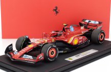 Bbr-models Ferrari F1  Sf-24 Team Scuderia Ferrari N 55 3rd Monaco Gp 2024 Carlos Sainz - Con Vetrina - With Showcase 1:18 Červená Černá