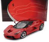 Bbr-models Ferrari Laferrari 2013 - Silver Rims 1:18 Rosso Corsa 322 - Červená