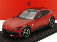Bbr-models Ferrari Purosangue Suv Panoramic Roof 2022 - Con Vetrina - With Showcase 1:18 Rosso F1-75 - Matná Červená