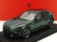 Bbr-models Ferrari Purosangue Suv Panoramic Roof 2022 - Con Vetrina - With Showcase 1:18 Verde Zeltweg - Zelená Cesta