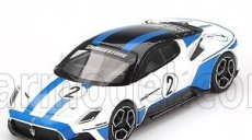 Bbr-models Maserati Mc20 N 2 Racing Erformance Experience 2024 1:64 Bílá Modrá