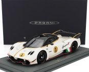 Bbr-models Pagani Huayra R N 1 Racing 2021 - Con Vetrina - With Showcase 1:18 Bianco Benny - Bílá Černá