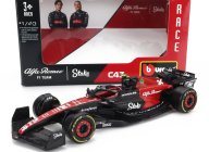 Bburago Alfa romeo F1  C43 Team Stake N 24 Season 2023 Guanyu Zhou 1:43 Černá Červená