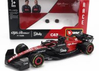 Bburago Alfa romeo F1  C43 Team Stake N 77 Season 2023 Valtteri Bottas 1:43 Černá Červená