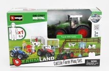 Bburago Fendt Set Farm Landt 1050 Vario Tractor 2016 1:50 Různé