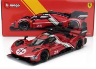 Bburago Ferrari 499p 3.0l Turbo V6 N 24 Modificata 2024 1:18 Červená Žlutá Černá