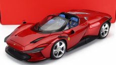 Bburago Ferrari Daytona Sp3 Spider Open Roof 2022 1:18 Rosso Magma - Červený Met