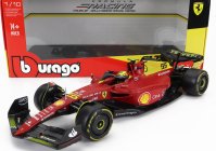 Bburago Ferrari F1-75 Scuderia Ferrari N 55 2022 Carlos Sainz 1:18, červená