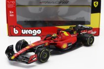 Bburago Ferrari F1  Sf-23 Team Scuderia Ferrari N 16 4th Monza Italy Gp 2023 Charles Leclerc 1:18 Červená Černá Žlutá