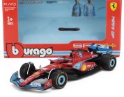 Bburago Ferrari F1  Sf-24 Team Scuderia Ferrari N 16 3rd Miami Gp 2024 Charles Leclerc 1:43 Červená Černá Světle Modrá