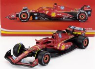 Bburago Ferrari F1  Sf-24 Team Scuderia Ferrari N 55 4th Italy Monza Gp 2024 Carlos Sainz 1:43 Červená Bílá Černá