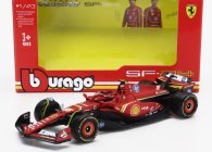 Bburago Ferrari F1  Sf-24 Team Scuderia Ferrari N 55 5th Emilia Romagna Imola Gp 2024 Carlos Sainz 1:43 Červená Černá