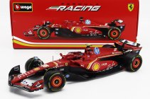 Bburago Ferrari F1  Sf-24 Team Scuderia Ferrari N 55 Season 2024 Carlos Sainz 1:18 Červená Černá