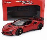 Bburago Ferrari Sf90 Xx Stradale 2024 1:18 Rosso Corsa - Červená Černá