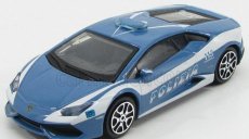 Bburago Lamborghini Huracan Lp610-4 Polizia 2014 1:43 Světle Modrá Bílá
