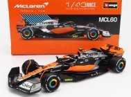 Bburago Mclaren F1  Mcl60 Team Mclaren N 4 2nd British Gp 2023 Lando Norris 1:43 Oranžová Černá Modrá